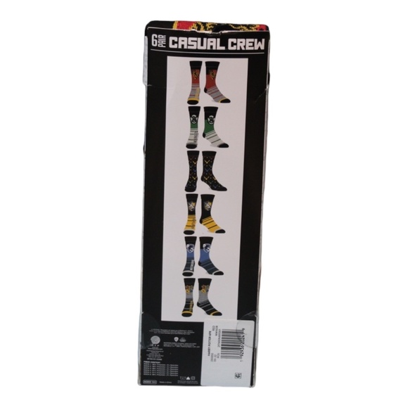 Harry Potter Mens Crew Socks 8-12 - Picture 2 of 4